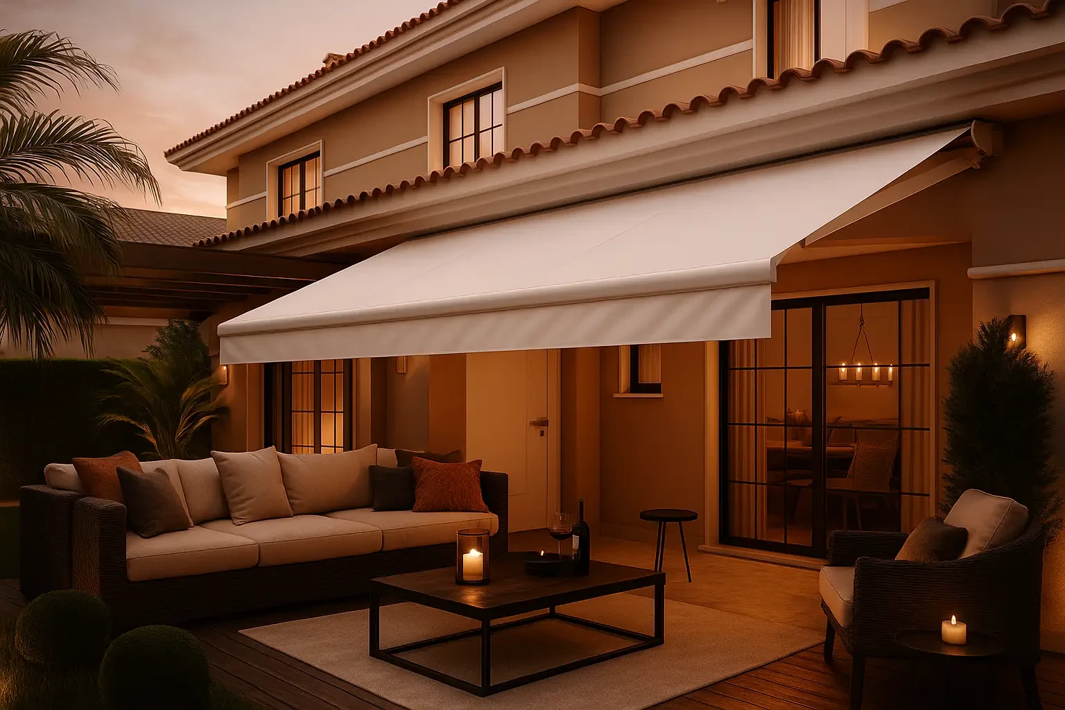Cortina Hunter Douglas em ambiente residencial